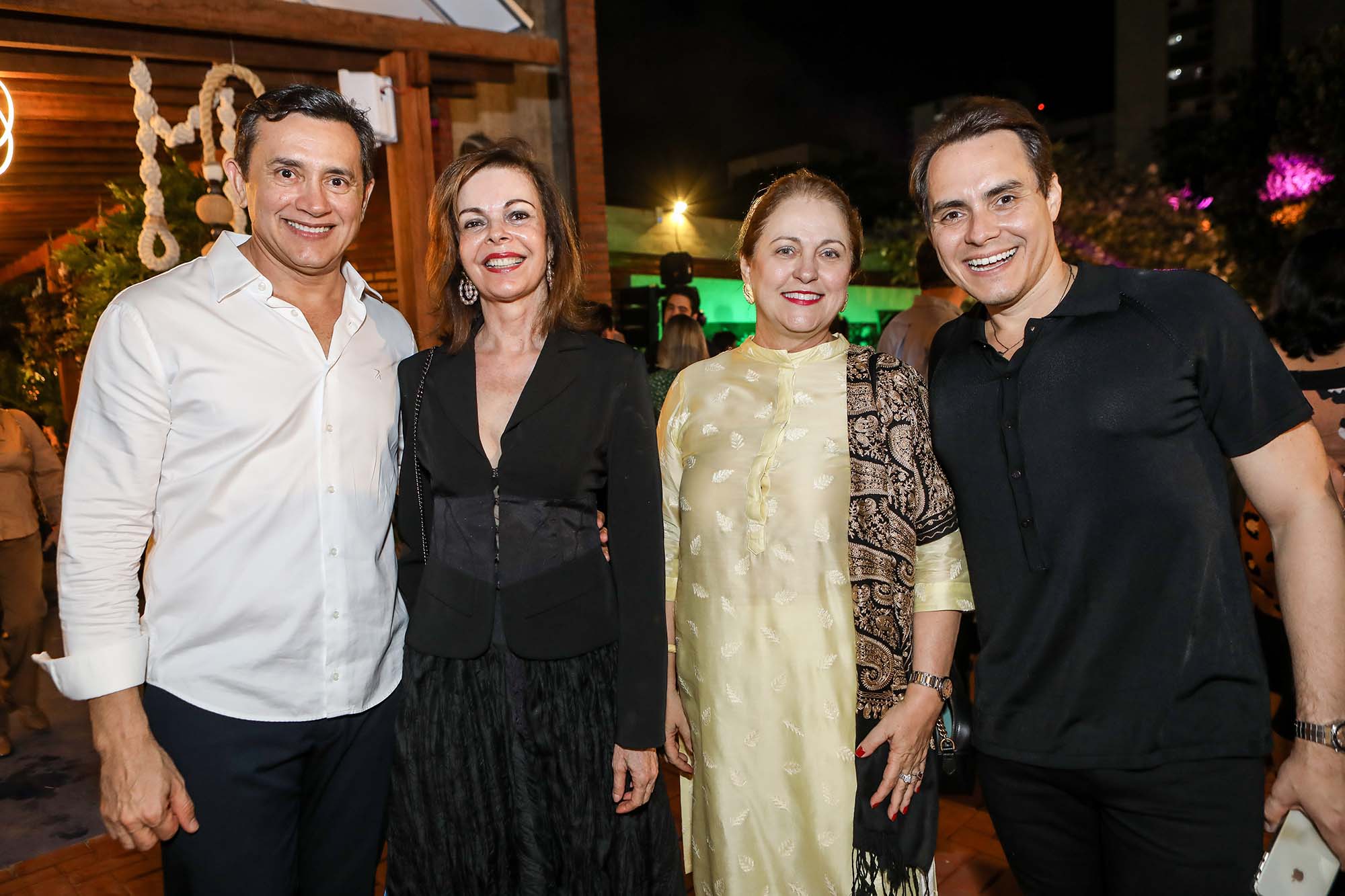 Andrade Mendonça, Glaucia Andrade, Marise Castelo Branco e Francisco Campelo