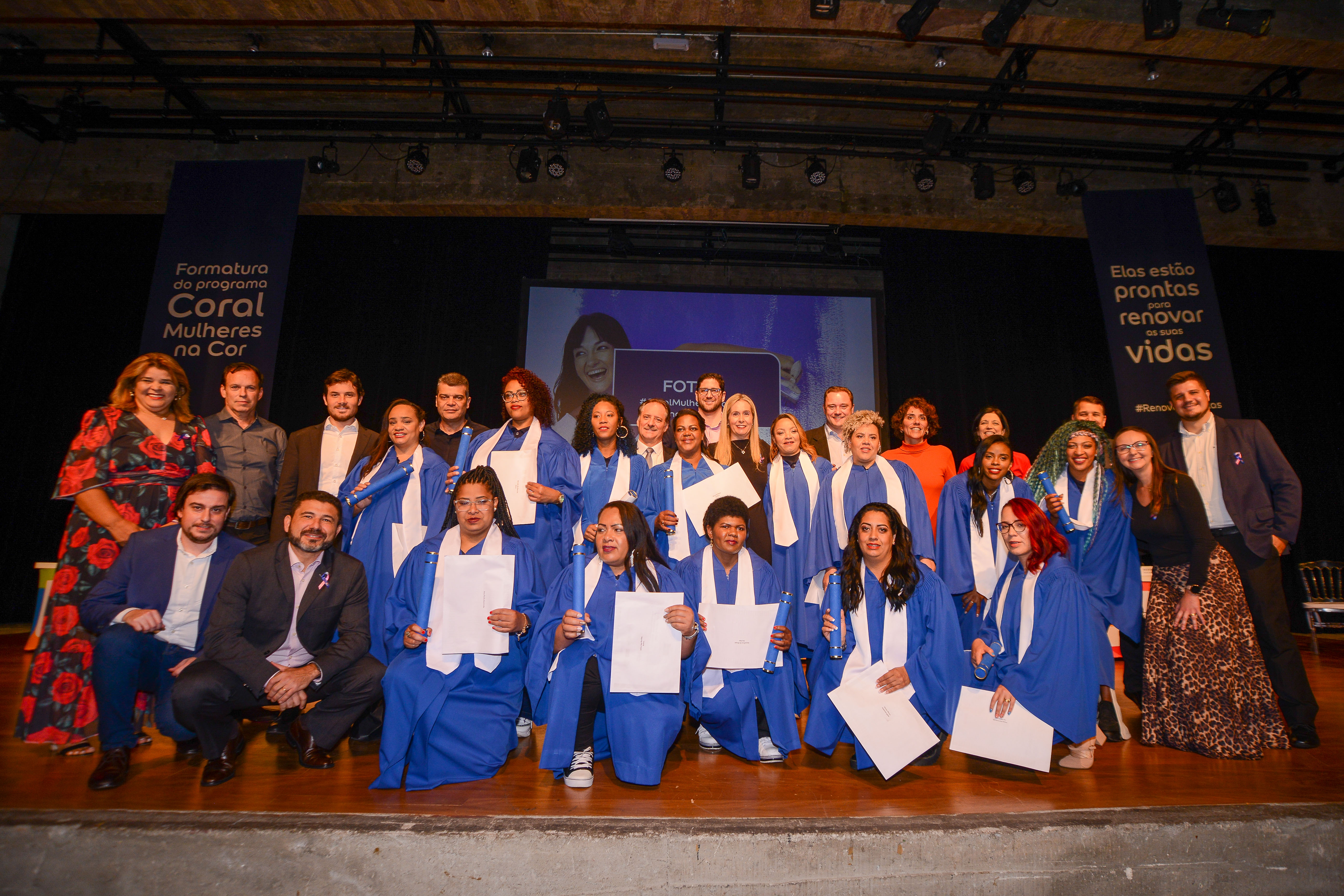 Programa "Coral Mulheres na Cor" -Formatura no MASP, São Paulo