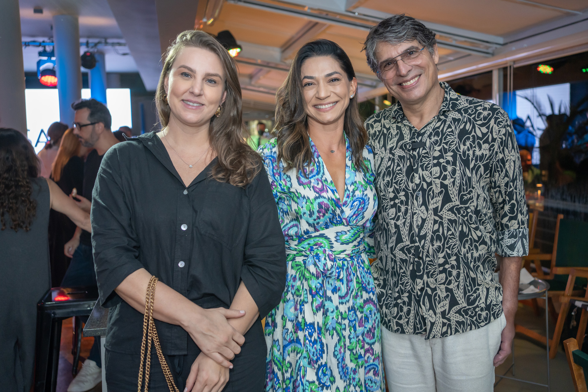 Cris Scaramussa, Patrícia Schüller e Olivier Anquier.