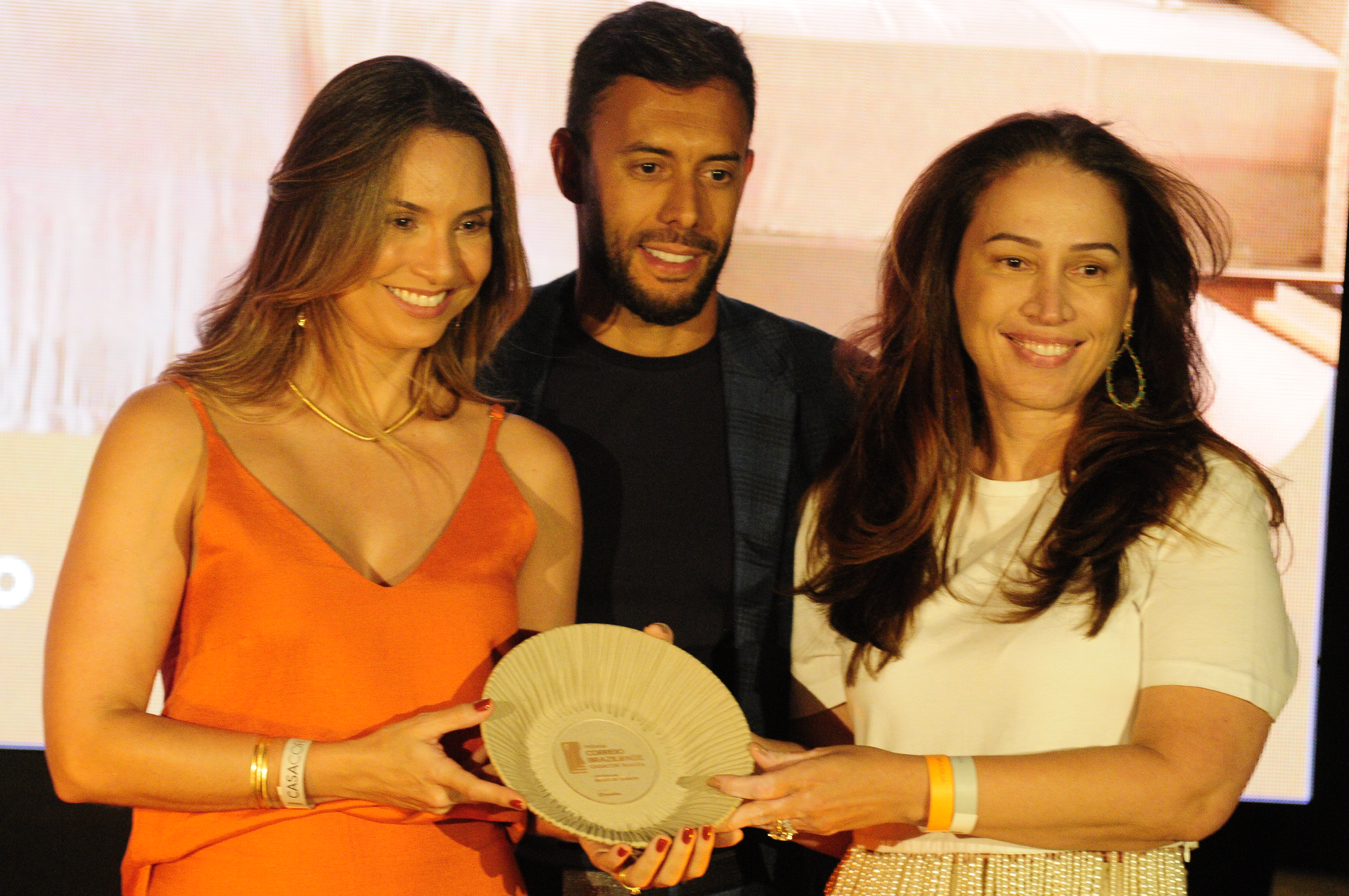 Luciana Câmara, Cléris Casagrande e Adriana Melo.