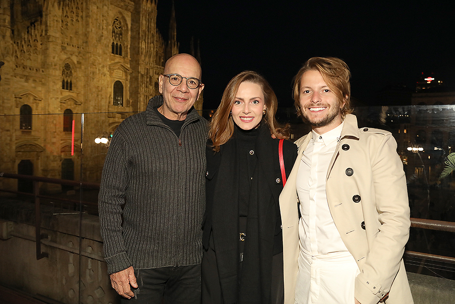 Caco Borgues, Carolina Haubrich e Victor Niskier