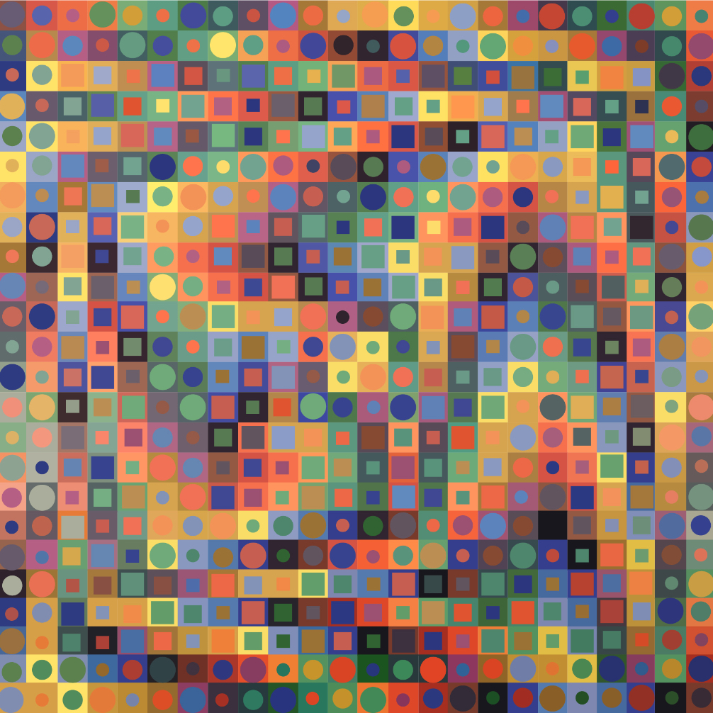 MAJUS, Victor Vasarely, 1964.