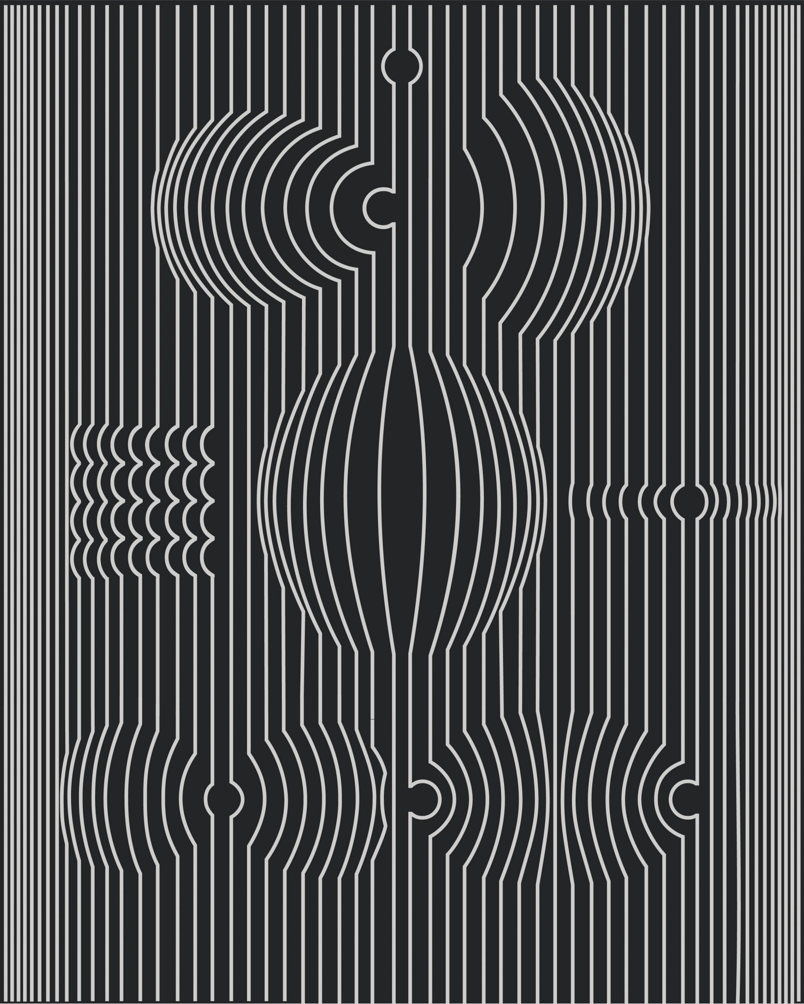 MANIPUR, Victor Vasarely, 1952.