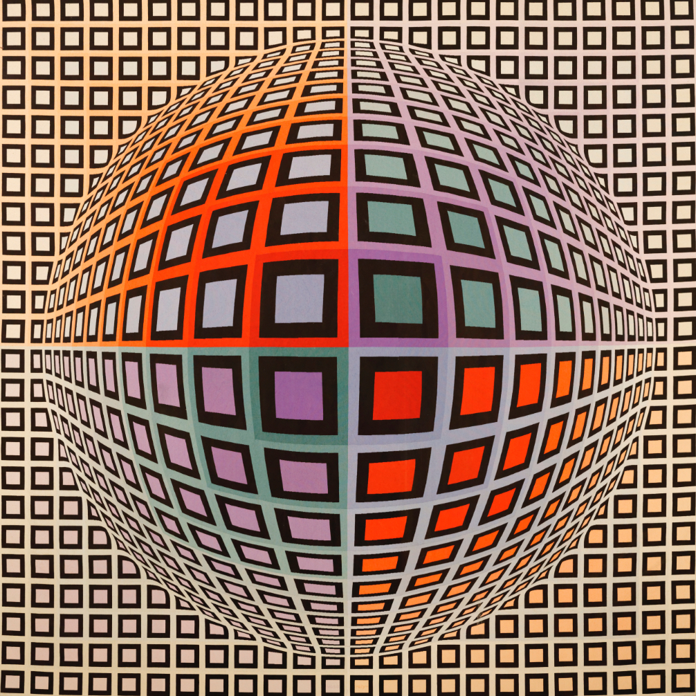 VEGA-ANNEAUX, Victor Vasarely, 1969.